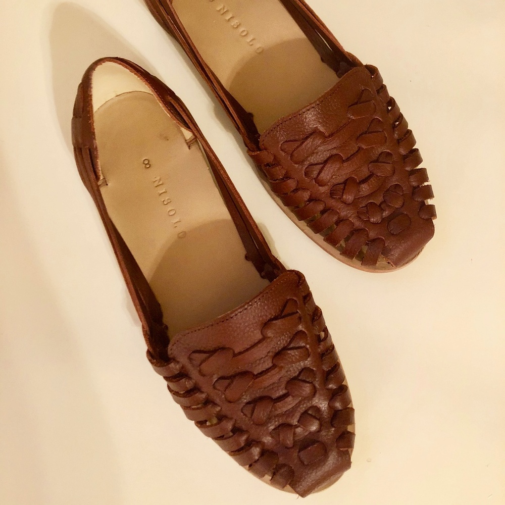Nisolo Ecuador Huarache Sandal in Burnt Sienna